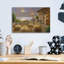  «A Romantic Dinning Invitation» par Nicky Boehme, art mural en verre acrylique, 16 po x 12 po