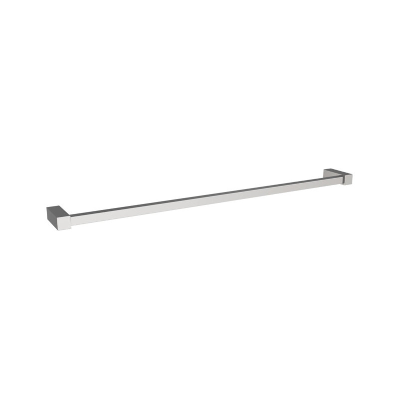 Monument Wall Mounted Towel Bar, Chrome, 2.7"D x 24.8"L x 0.56"H 