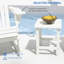 Table d'appoint Adirondack, table de bout carrée pour patio-1219489748