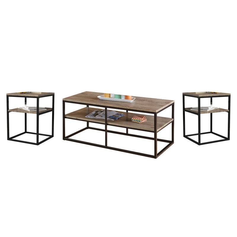 Ensemble de tables basses 3 pièces Rosalynd