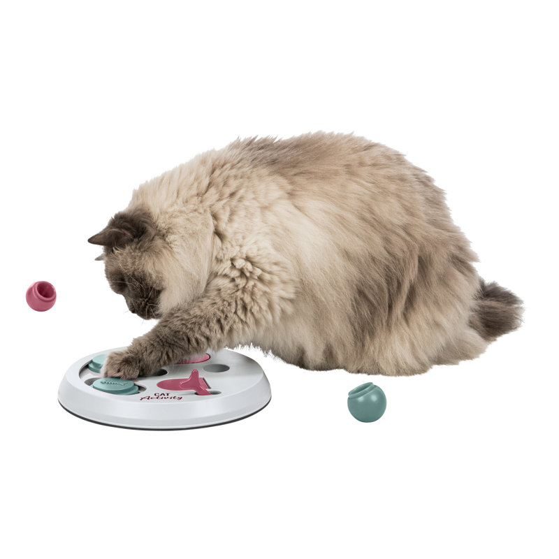 Interactive Round Flip Board Puzzle Toy for Cats and Dogs