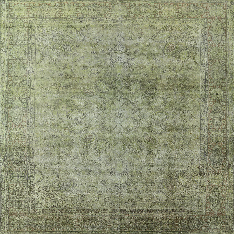 Oriental Indoor Rug, Square 5'