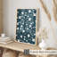 Motif floral de fleurs de jasmin, reproduction d'art moderne sans cadre-711213589