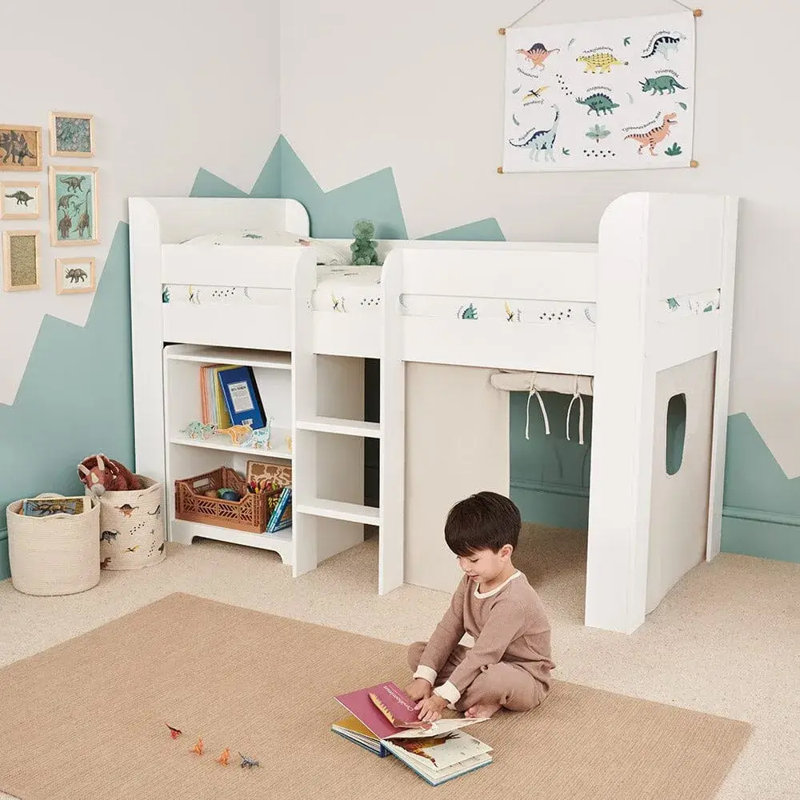 Single (3') Mid Sleepers Midsleeper, Chalk Pink