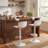 Harjyot Modern Swivel Adjustable Height Bar Stool with Backrest Footrest for Kitchen Island Bar Counter-1300714219-1303542583