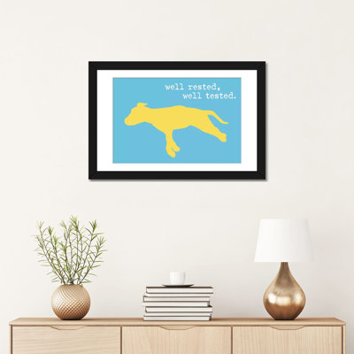 «Well Rested II» par Dog is Good and Cat is Good, impression sur toile tendue