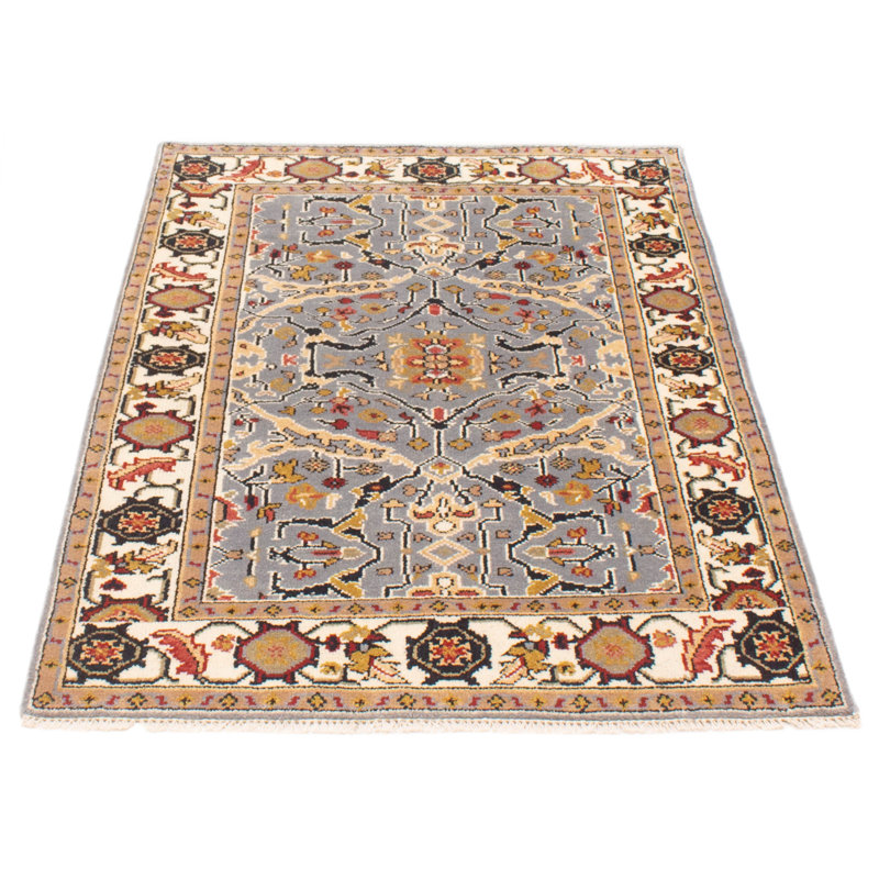 Tapis unique gris de 4 pi 2 po x 5 pi 11 po Armonk