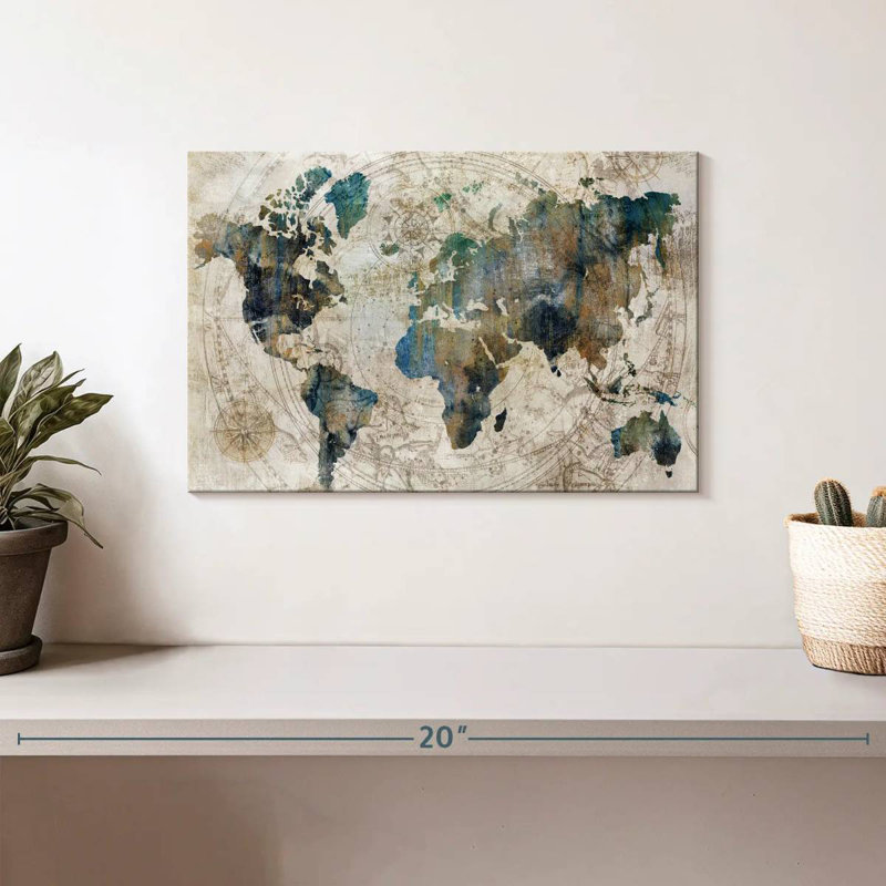Aliaz Stained Celestial Map, 8" H x 12" W