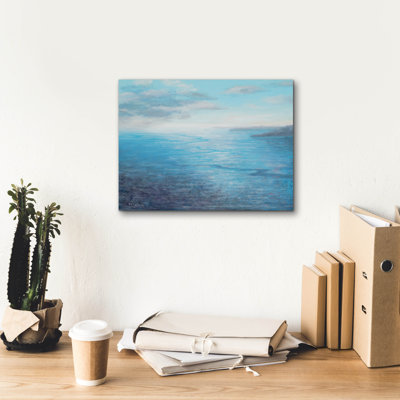  «Wind Patterns» par Vivian Chesterley, art mural sur toile, 16 po x 12 po