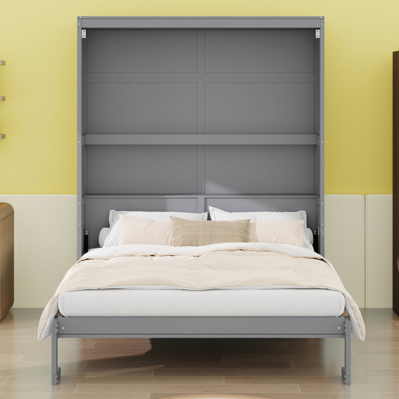 Lit escamotable Modern Design, gris