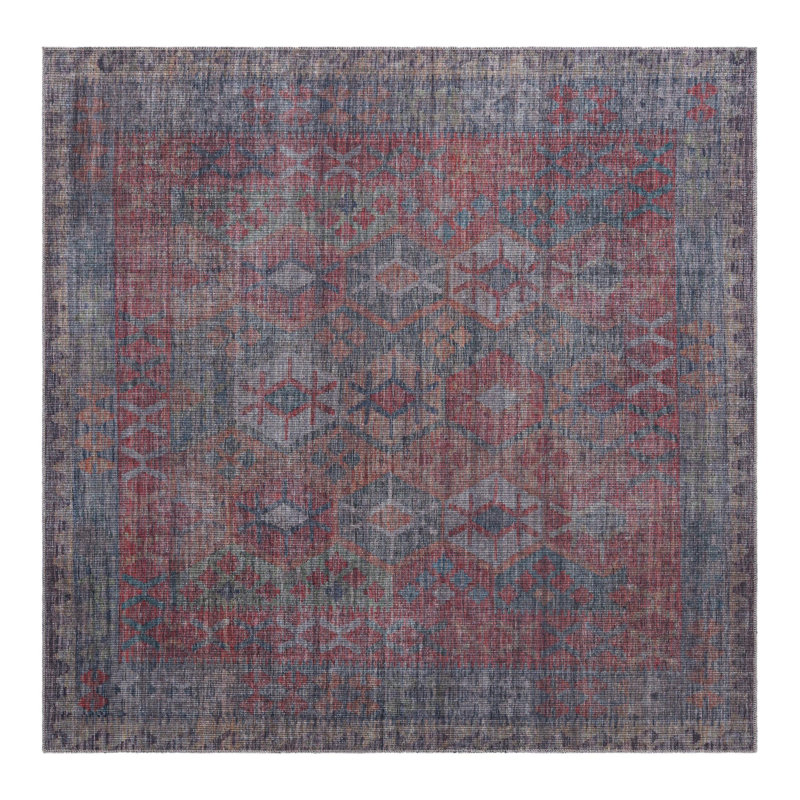 Sisu Geometric Indoor Rug, Square 7'3"