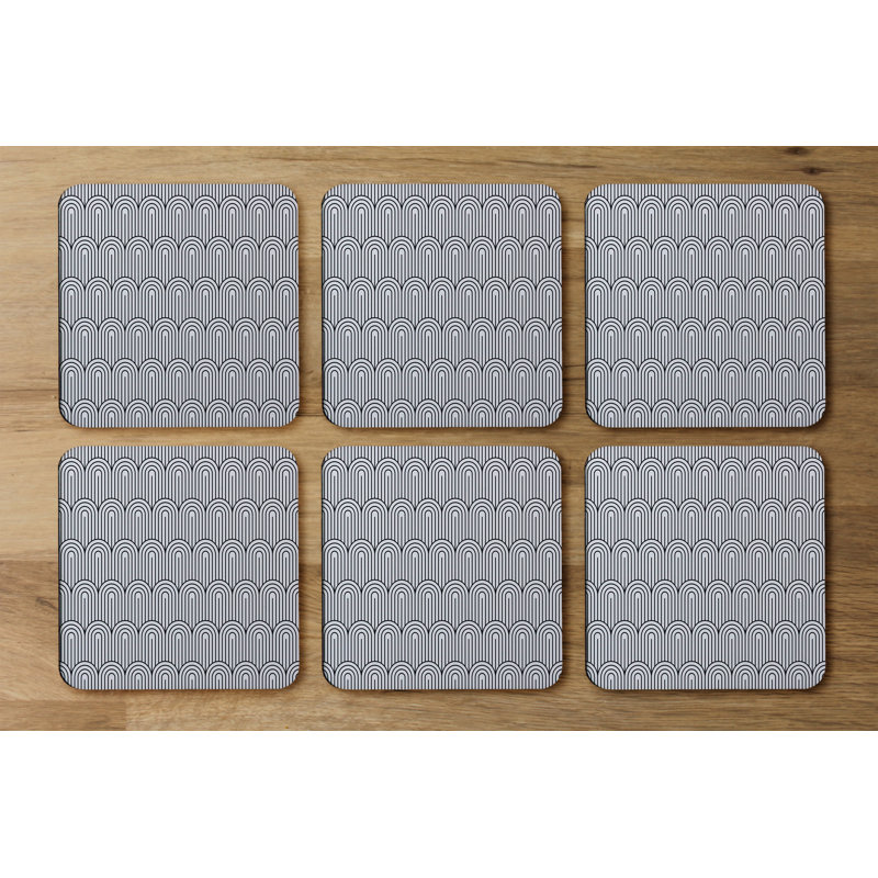 Square 6 Piece Coaster Set