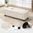 48.4" Upholstered Ottoman Bench With Storage-756231340
