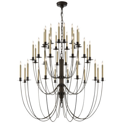 Thomas O'Brien Erika Three-Tier Chandelier