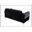 Causeuse convertible en tissu de velours Melody