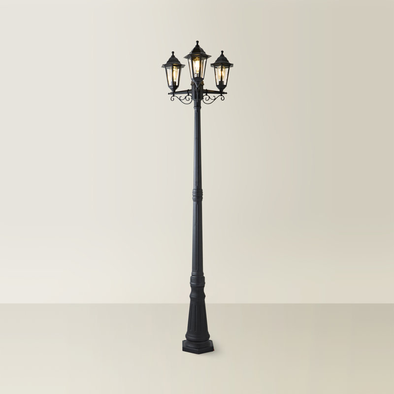 Stamper Transparent Lamp Post (Full), Black