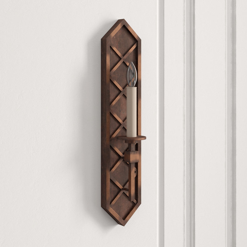 Cienfuegos 1 - Light Candle Wall Light, Antique Bronze