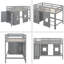 Lit mezzanine simple pour enfant Iliany-366564899