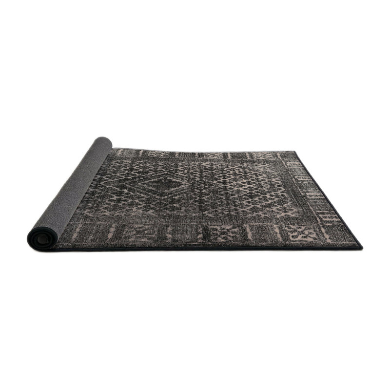 Tapis noir Polegate, Rond 3 pi