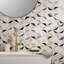 Phantasm 14x16 Polished Mixed Marble Mosaic Tile