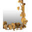 Vinna Arch Brass Leaves Mirror