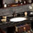 Chinese style retro bathroom Vanity.-112775136