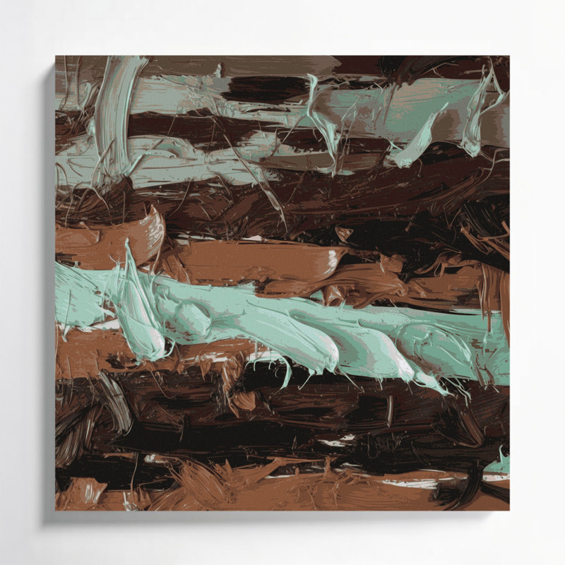 Neo Expressionism 60 Black Canvas Wall Art