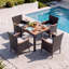Ensemble repas d'extérieur 4 personnes avec coussins Autymn-767663522-767663524