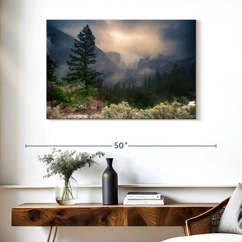Parc national Alvord Foggy Yosemite, H 26 po x l 39 po