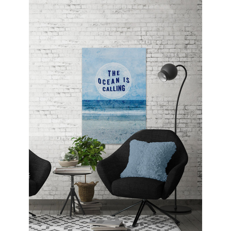 Paradise Sentiment II - Print on Canvas, 46 cm H x 30 cm W x 3.81 cm D, Wrapped Canvas