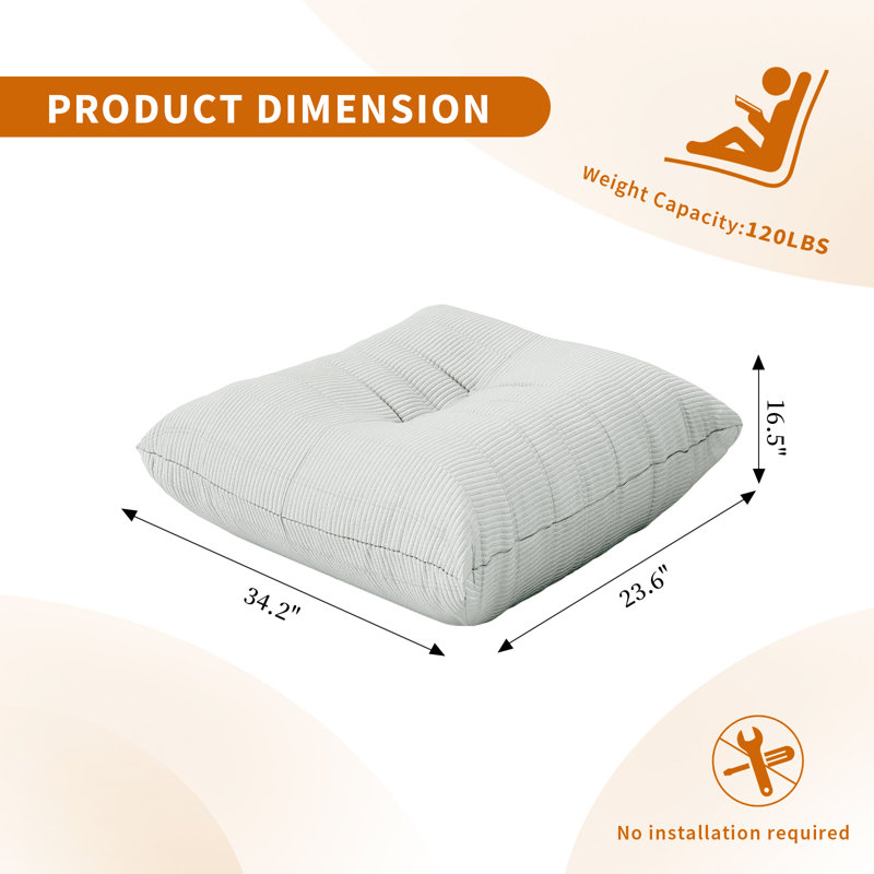 Repose-pieds Compression - Fauteuil à billes sans accoudoirs pour fauteuil, Vert