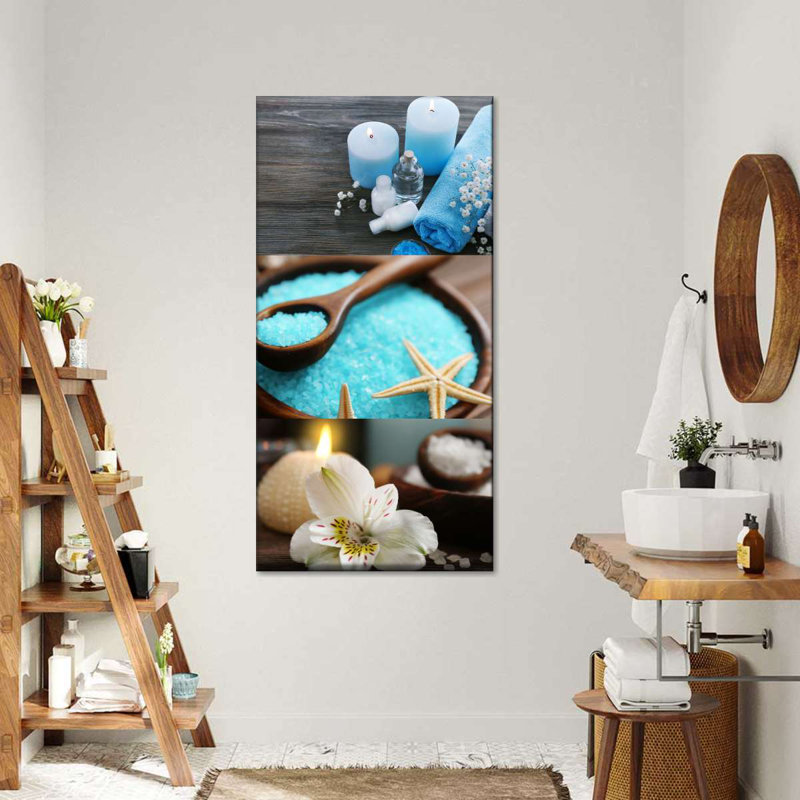 Impression sur toile Spa Elements, H 36 po x l 18 po x P 1,25 po