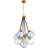Lieselene 4-Light Brushed Weathered Brass Pendant Light