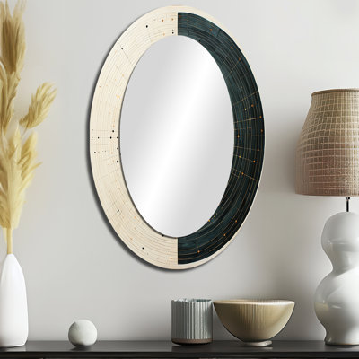 Miroir mural moderne gris et blanc minimaliste Ying Yong