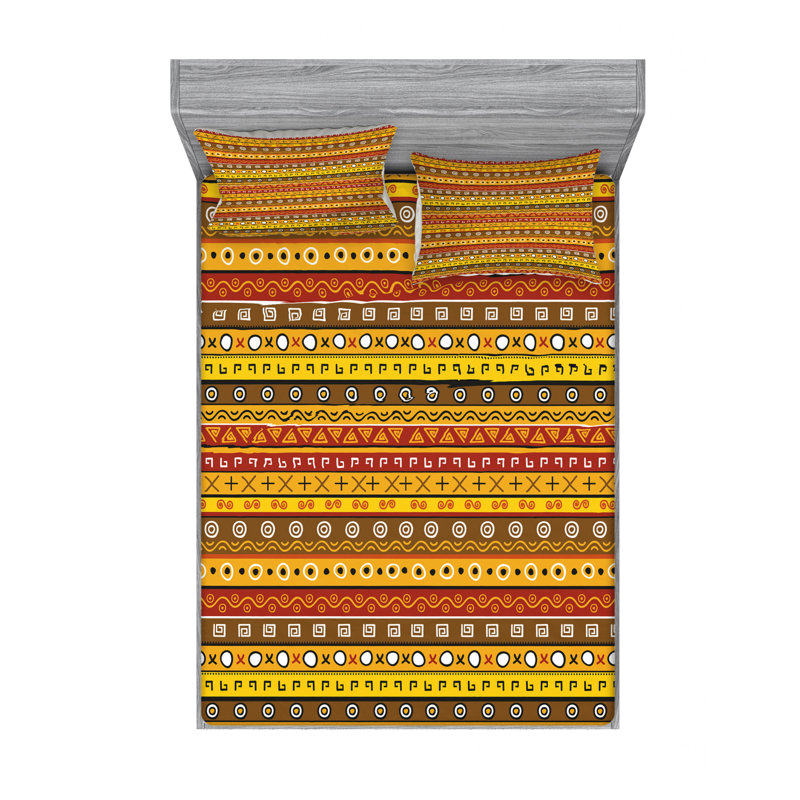 Microfiber Sheet Set, Queen Sheet Set with Fitted Sheet