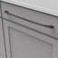 Collection Greenwich - Poignée d'armoire de centre à centre de 18 po - Noir mat - Quincaillerie contemporaine pour tiroirs et armoires -91161302-116490045
