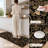 Damask Pattern Non-Slip Washable Kitchen Mats