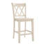 Tabouret de bar et de comptoir en bois massif Fortville-1013470723-1065079293