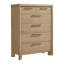 Tan 6-Drawer Chest