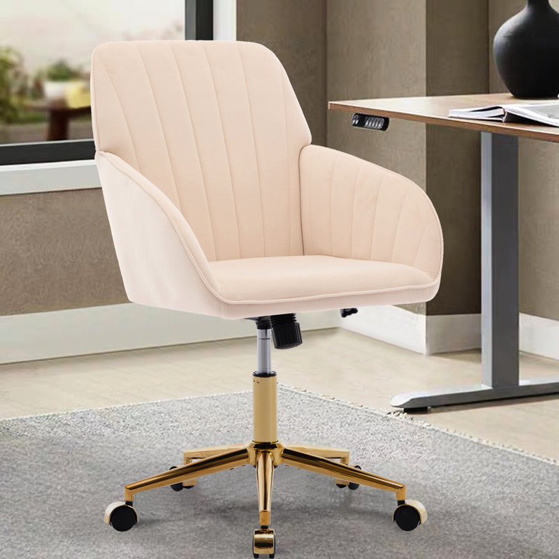 Siège de bureau ergonomique réglable, velours kaki pour chaise de travail productif, fatigue réduite, Kaki