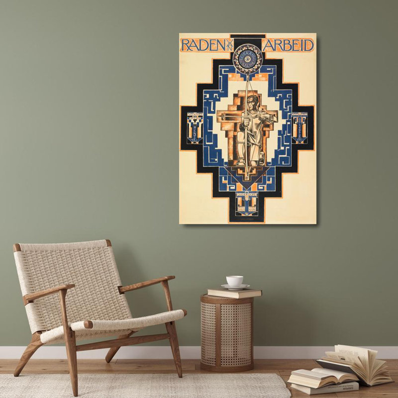 «Raden Arbeid» par MuseumPrints - Art mural sur toile tendue avec châssis, H 40 po x l 28 po
