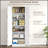  Kitchen Pantry Storage Cabinet w/ Shelves,wood