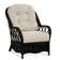 Chaise avec accoudoirs en rotin Everglade