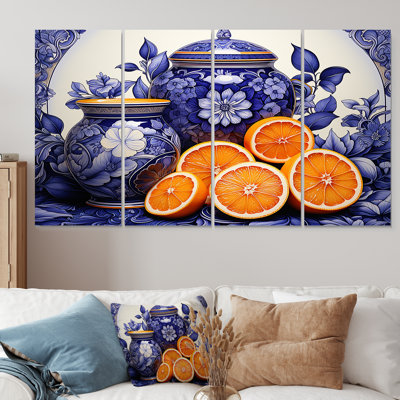 Décoration murale décorative 4 pièces, poterie décorative surréelle