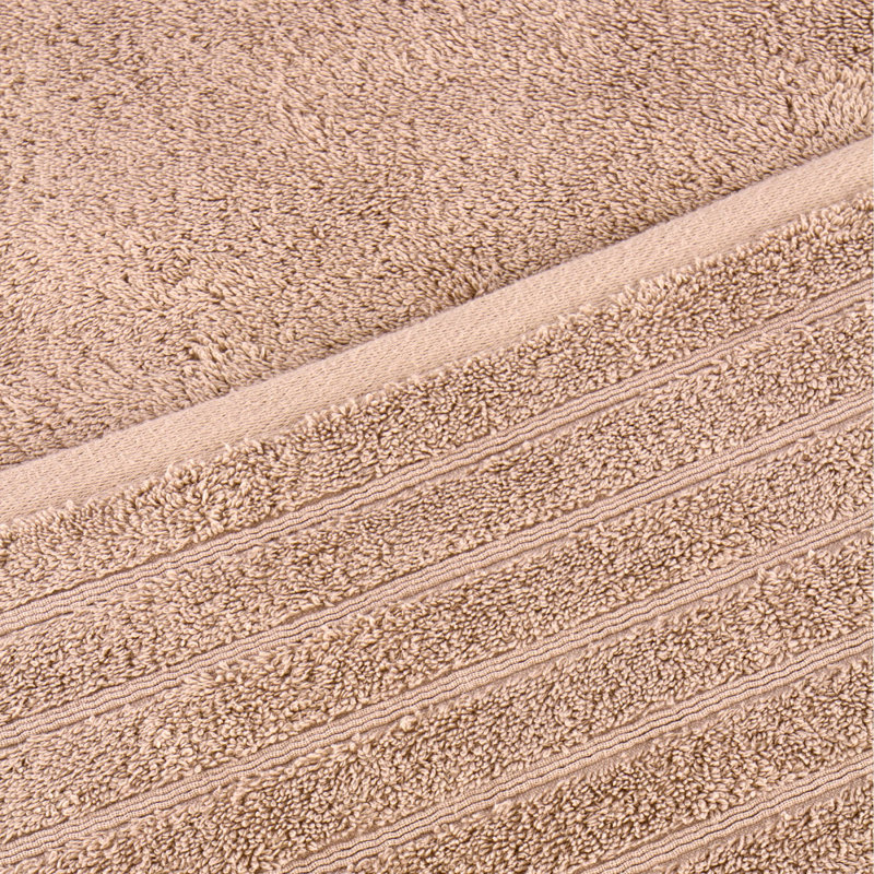 Shantae 100% Turkish Cotton Towel Set - Piece, Plush, Lightweight, and Highly Absorbent - Set of 4, Beige