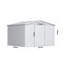 Ajnag 8ft. W x 8ft. D Metal Tool Shed-78547626