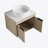 24 " Modern Design Float Bathroom Vanity With Ceramic Basin Set