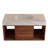 39.4 '' Floating Bathroom Vanity With Ceramic Sink,Wall Mounted Vanity 2 Soft Close Drawer And White Slate Top