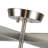 Valenzuela 4 Lamp Square Nickel Metal Semi-Flush