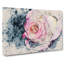Pink Tipped Rose In Abstract - Wrapped Canvas-55340384